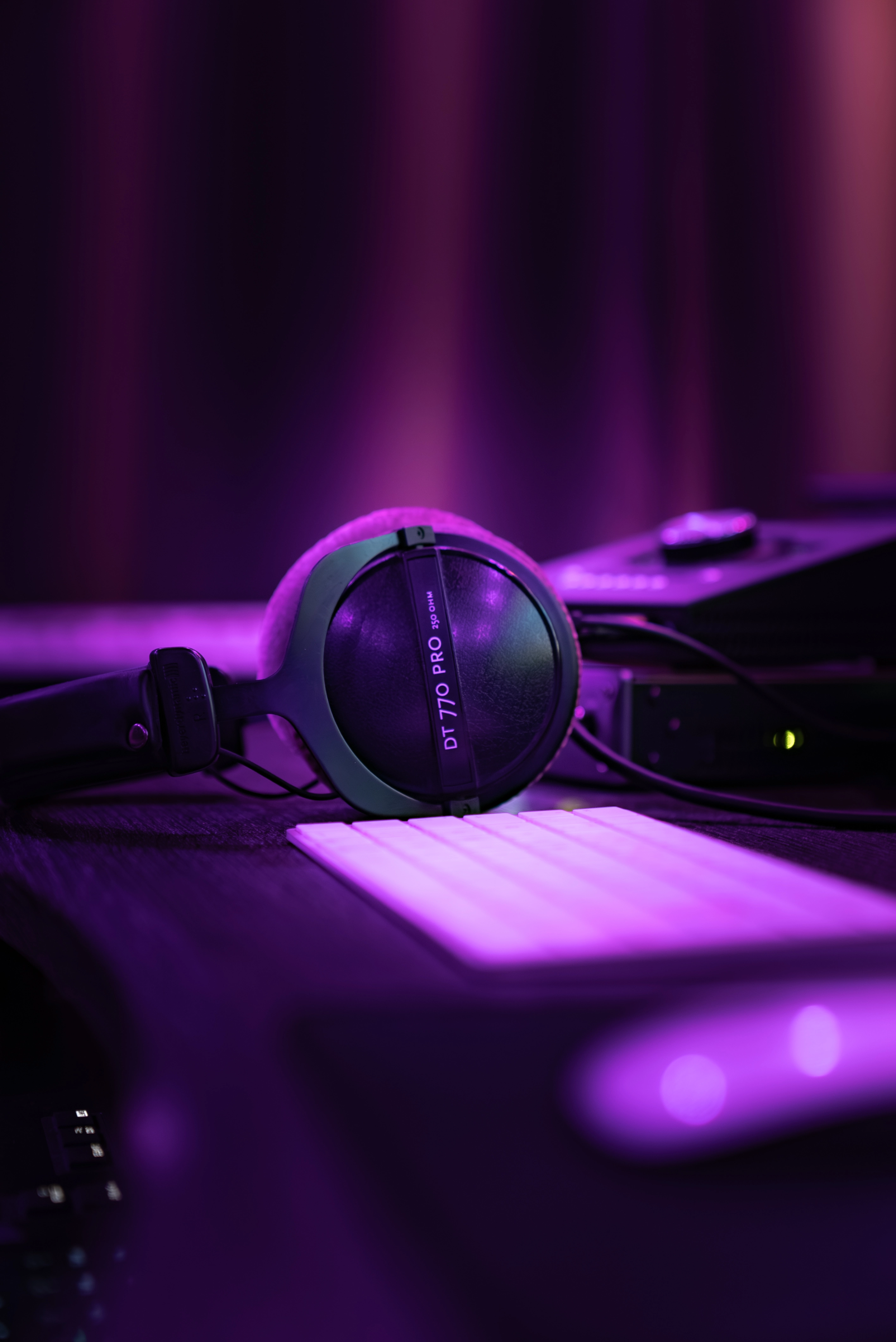 Professionelles Setup im Musikstudio